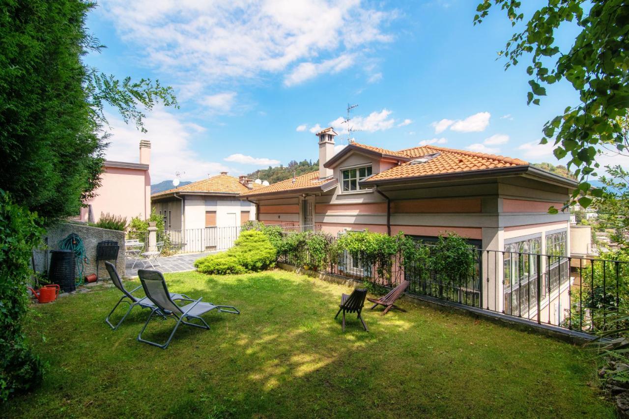 I D'A Charming Penthouse - Lake View- Como- House-130 Mt-2 Double Bedrooms And 2 Double Bathrooms A Spacious Living Room-Full Equipped Kitchen-Private Garden And Terrace-Private Covered Parking Bagian luar foto